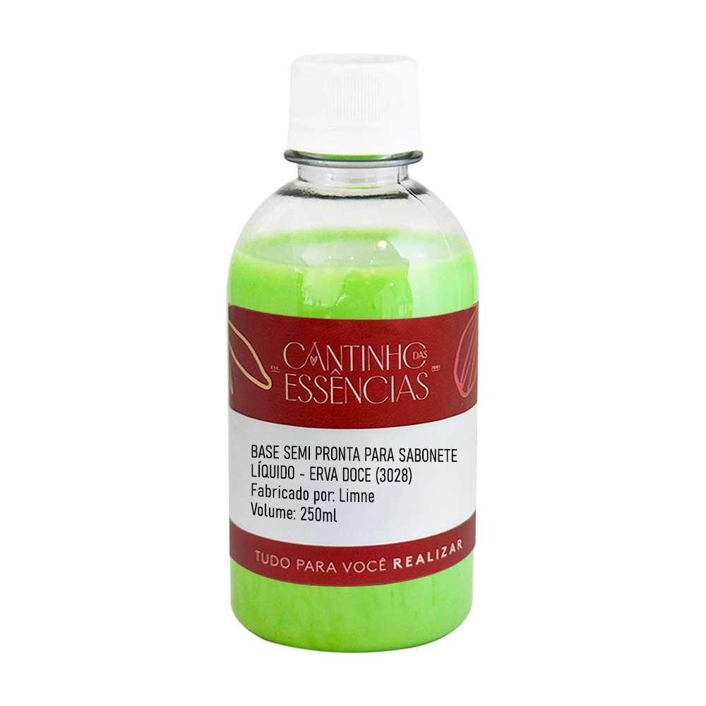 Base p/ Sabonete Líquido Erva Doce 250ml