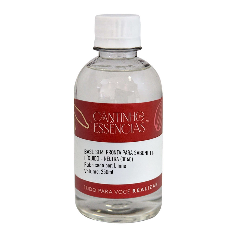 Base p/ Sabonete Líquido Neutra tansparente 250ml