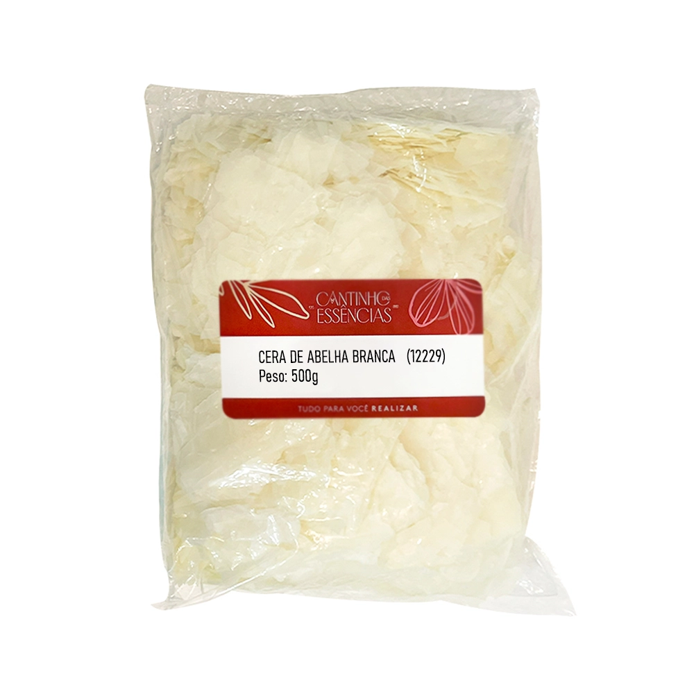 Cera de abelha branca 500g