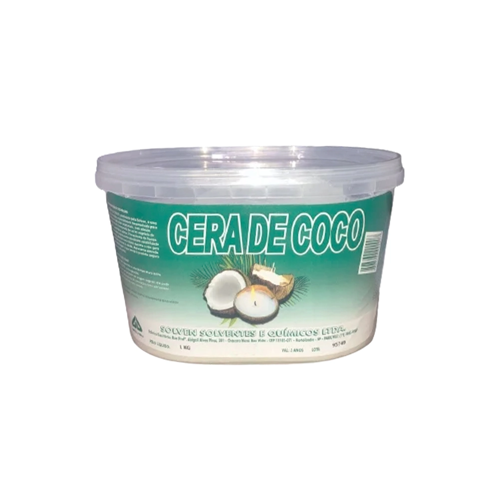 Cera De Coco - Pote 1kg - Marca Solven