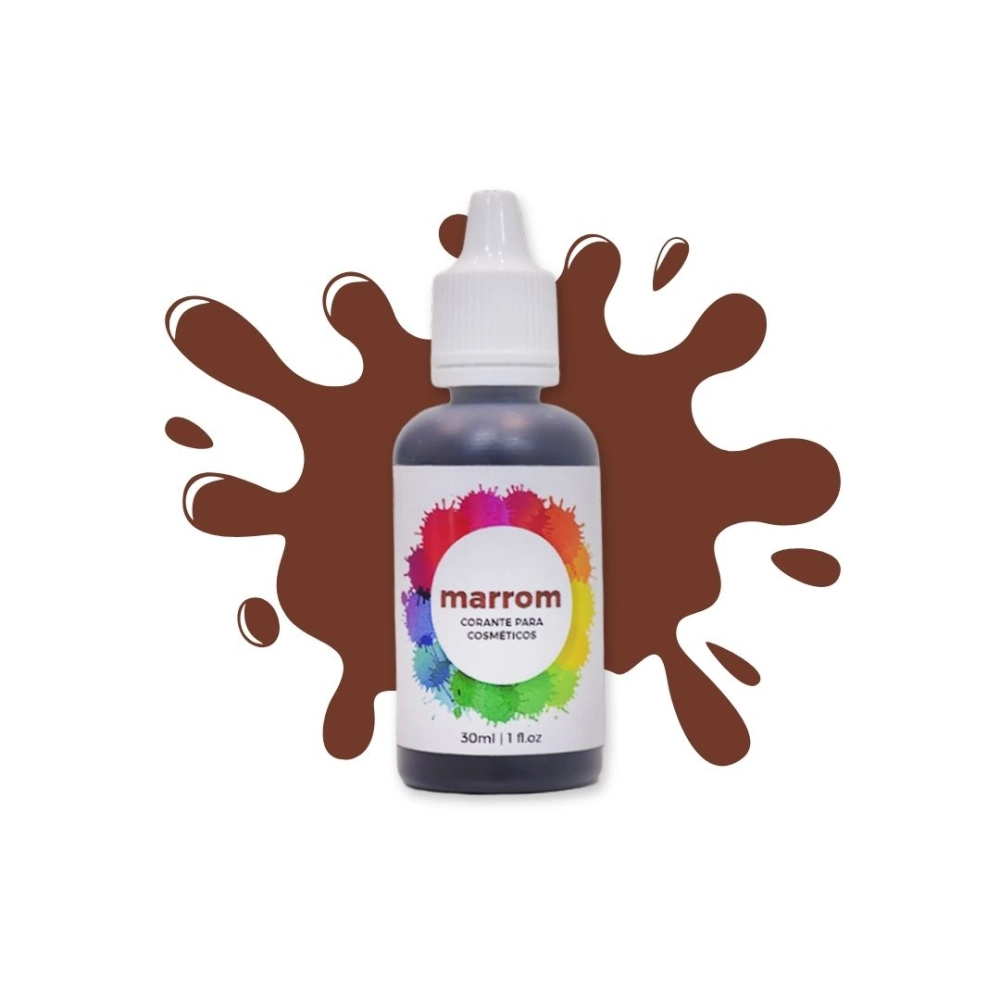 Corante Cosmético Marrom 30ml