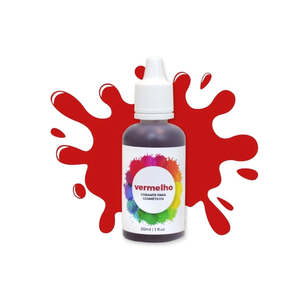 Corante Cosmético Vermelho 30ml