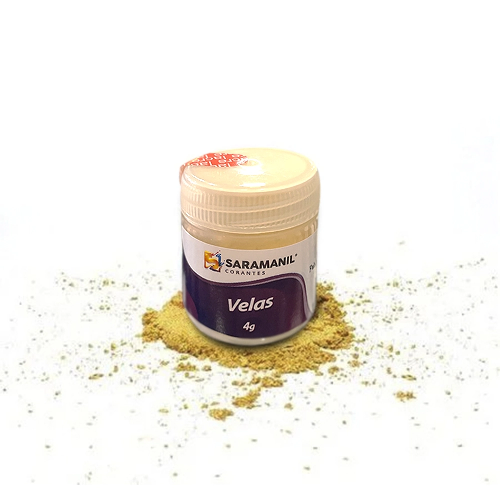 Corante Para Velas Pó Cintilante Dourado 4g