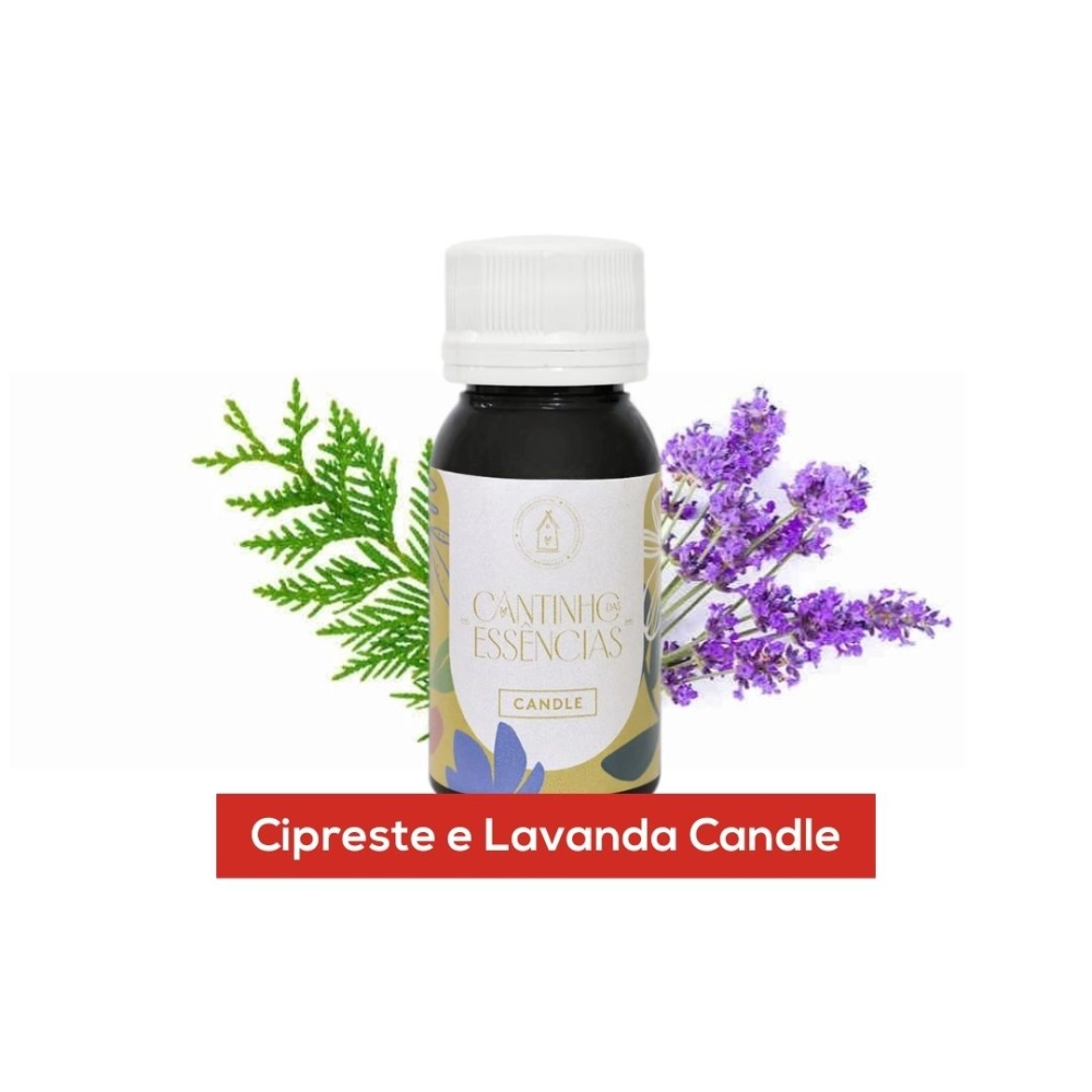 Essência Cipreste Lavanda Candle 30g