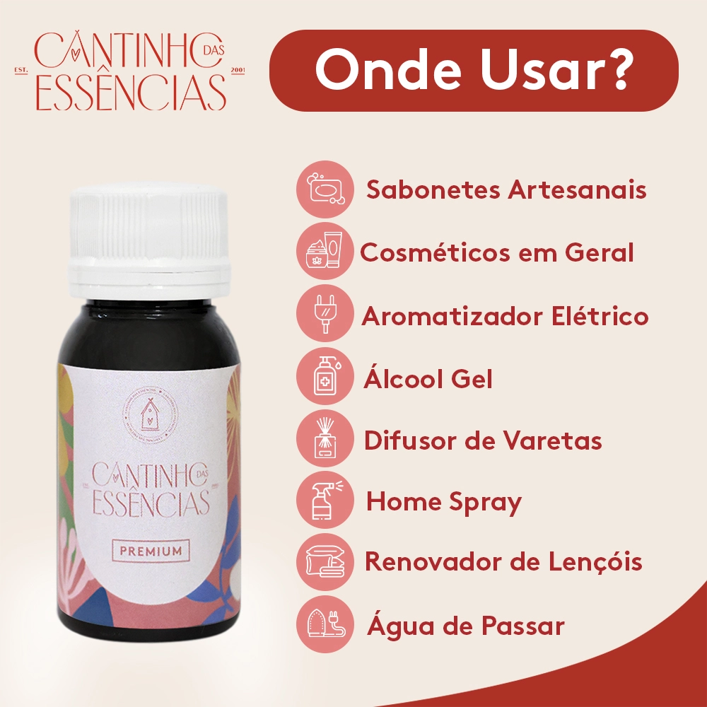 Essência Frutas Vermelhas 30g