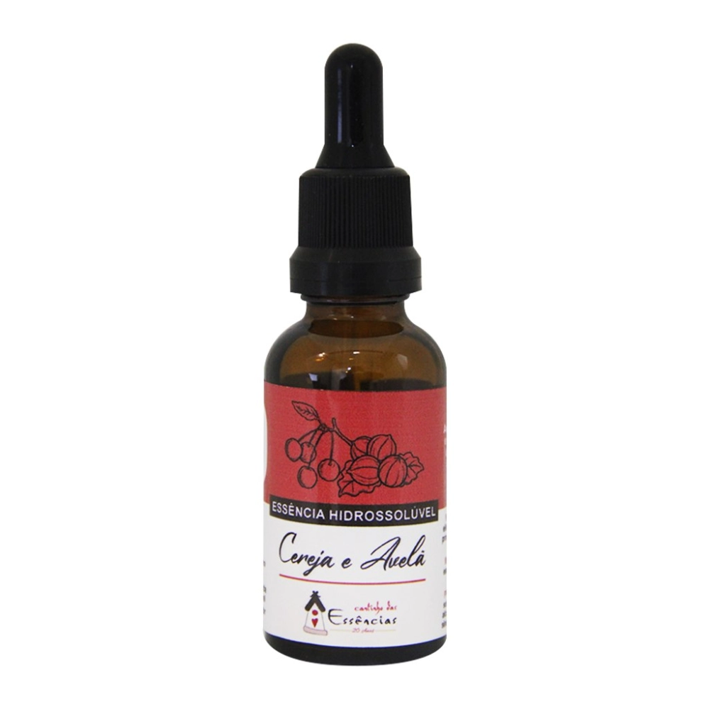 Essência Hidro Cereja e Avelã Com Conta Gotas