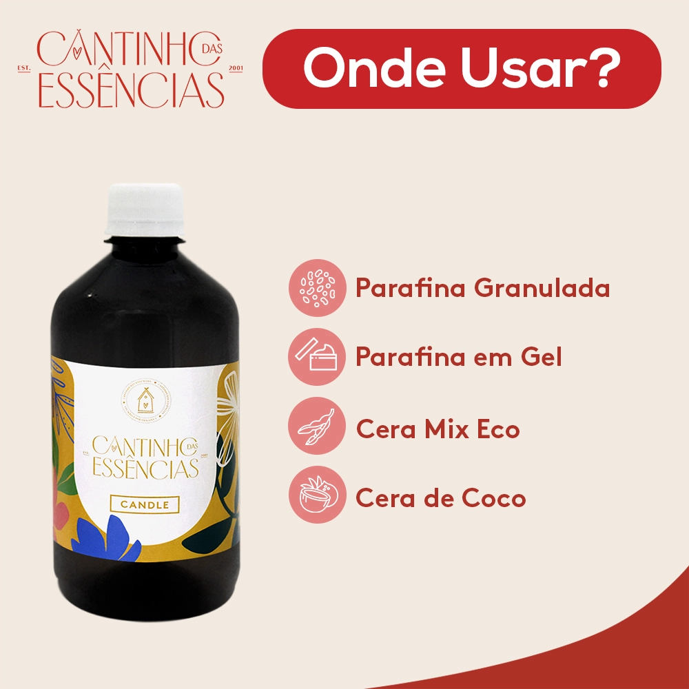 Essência Madeira Nobre Candle 500g
