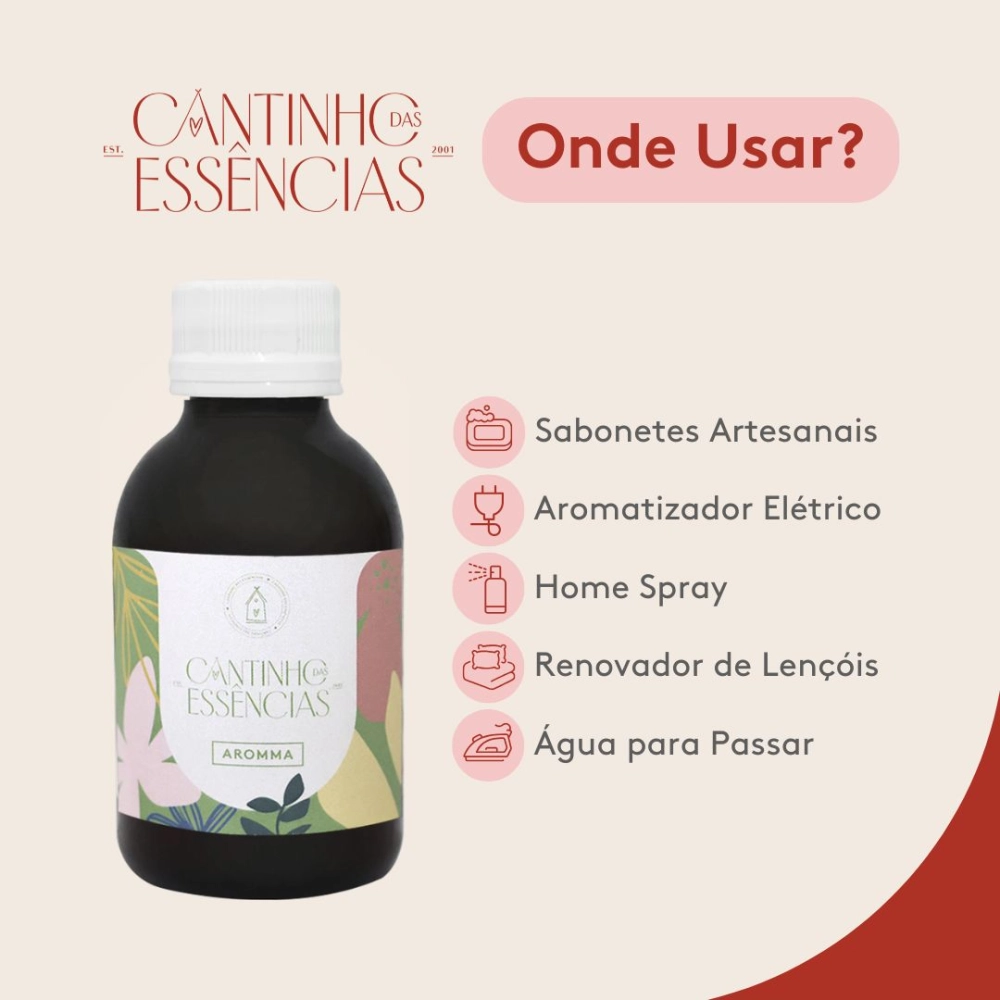 Essência Rosas Vermelhas Aromma 100g