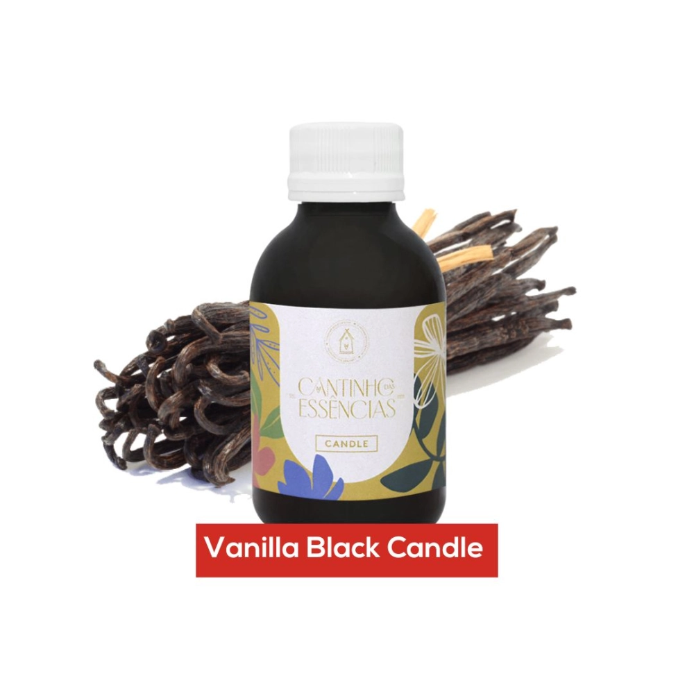 Essência Vanilla Black Candle 100g