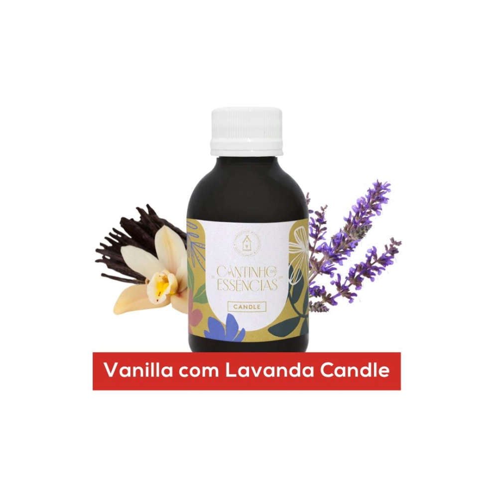 Essência Vanilla com Lavanda Candle 100g