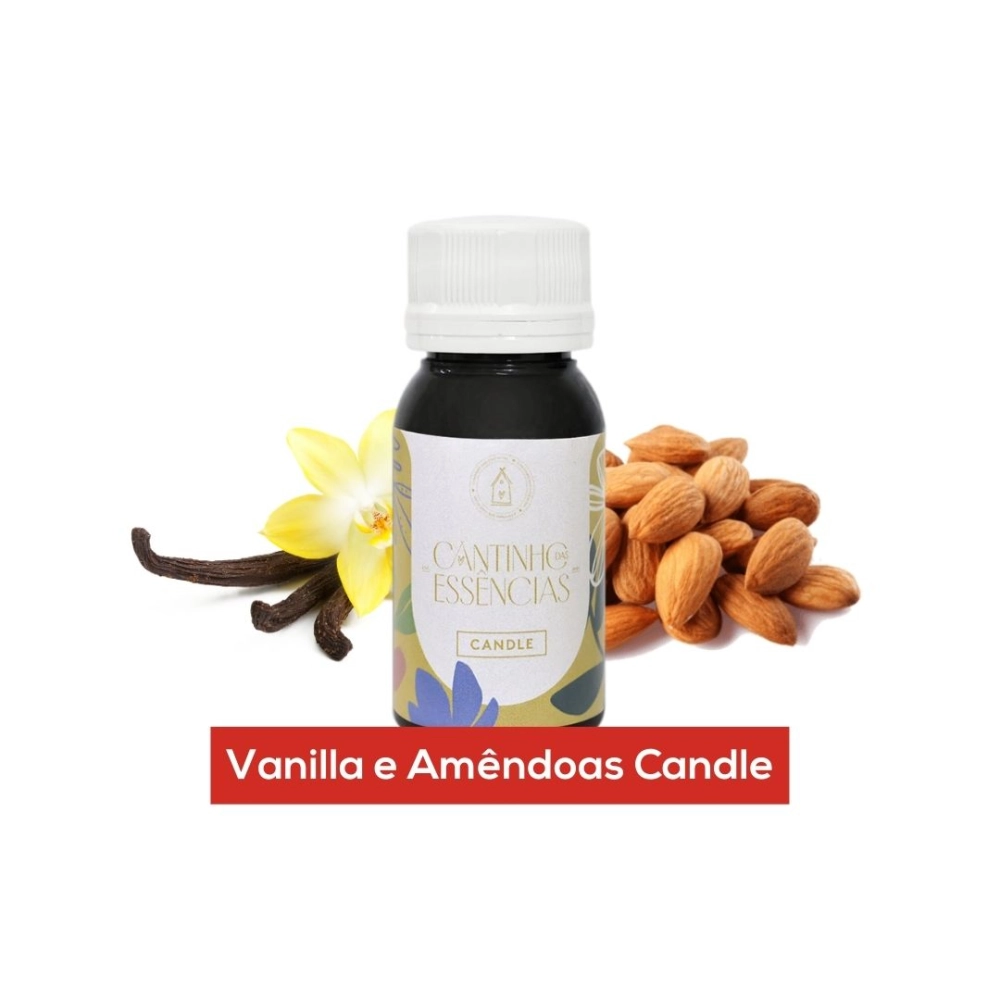 Essência Vanilla e Amêndoas Candle 30g