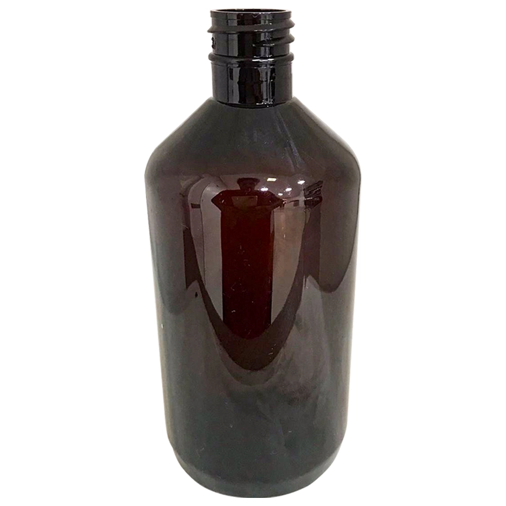 Frasco Pet âmbar 500ml Rosca 28/410mm