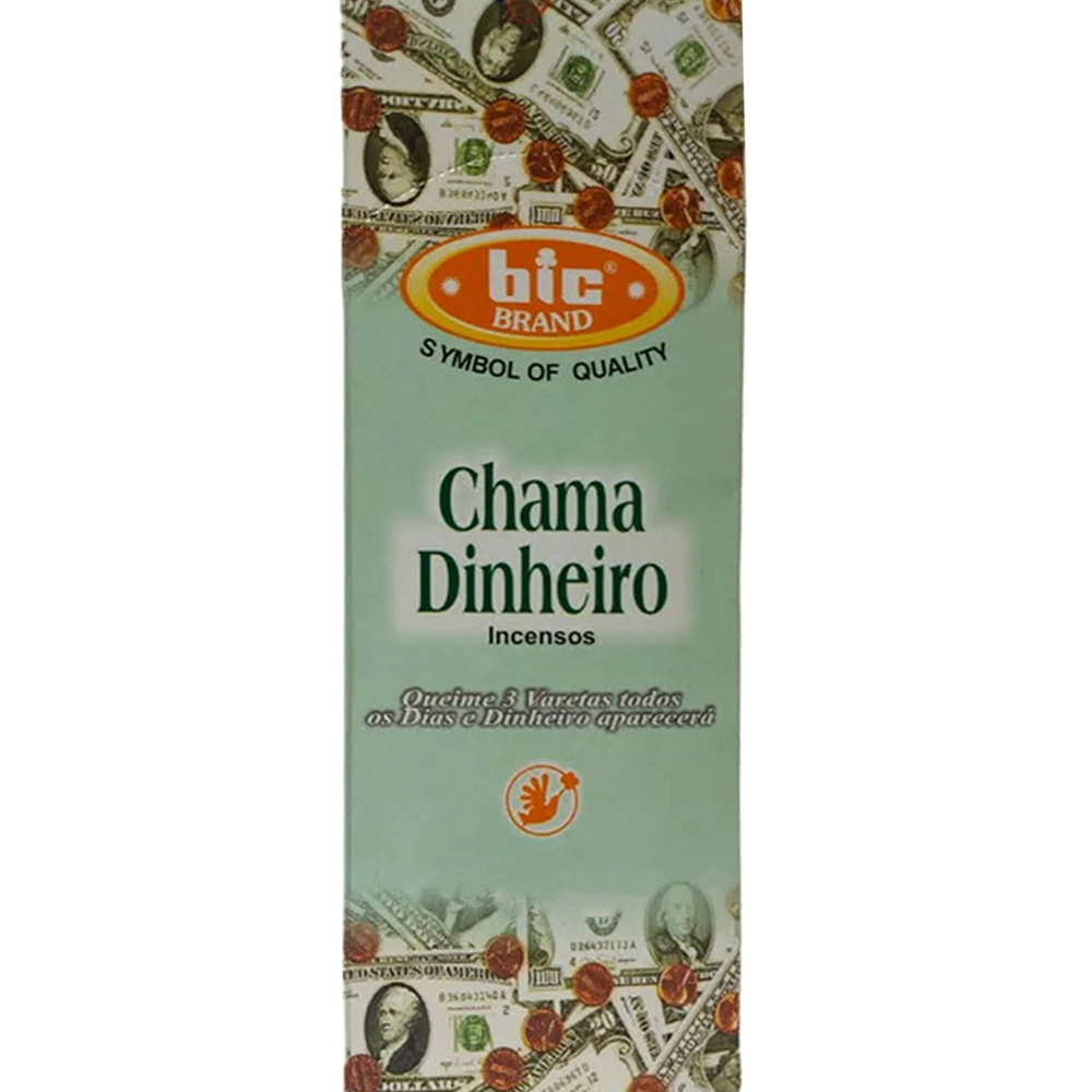 Incenso Chama Dinheiro Novo