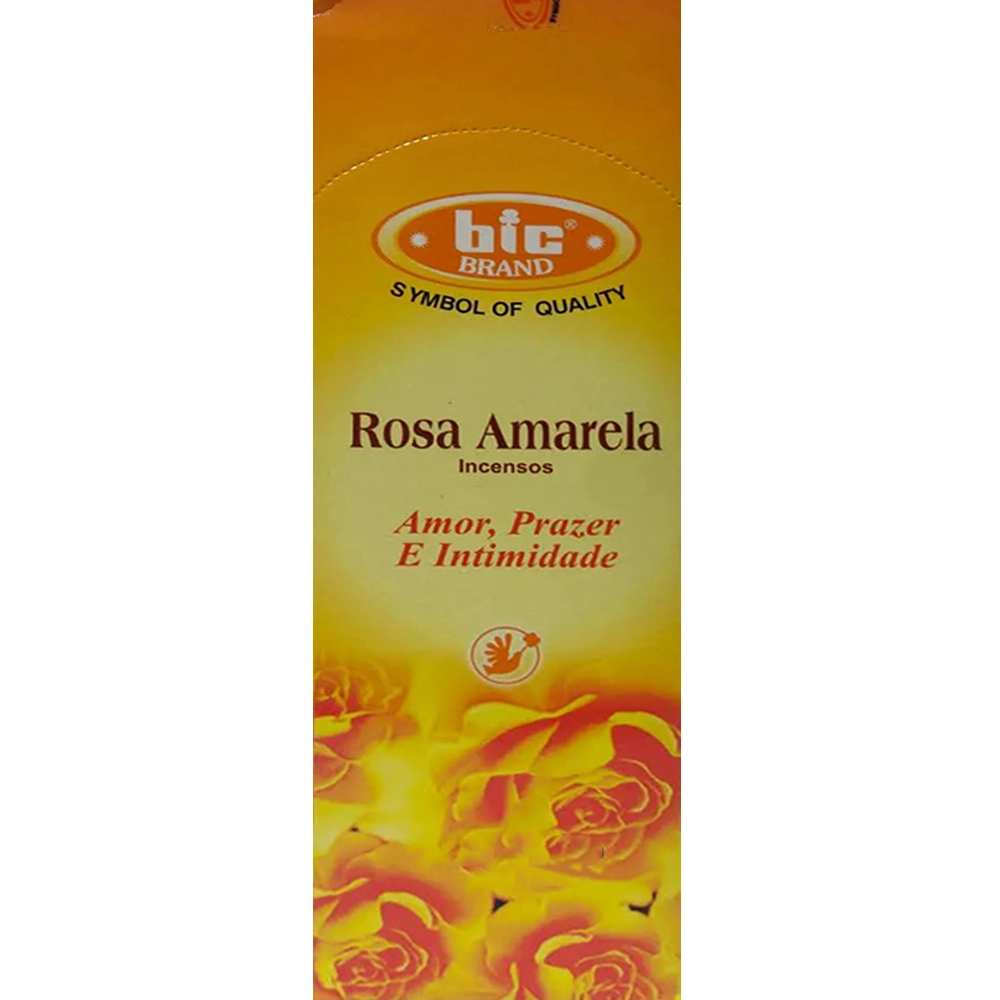 Incenso Rosa Amarela Novo