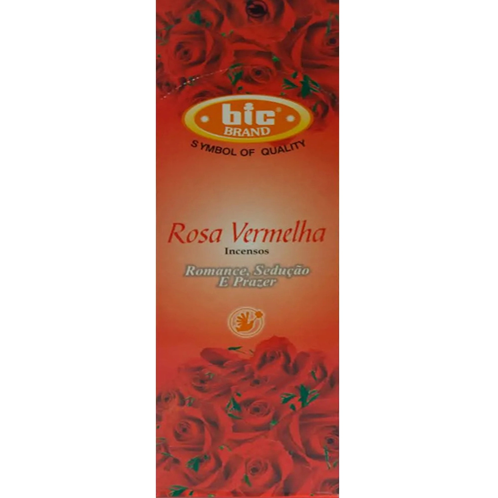 Incenso Rosa Vermelha Novo