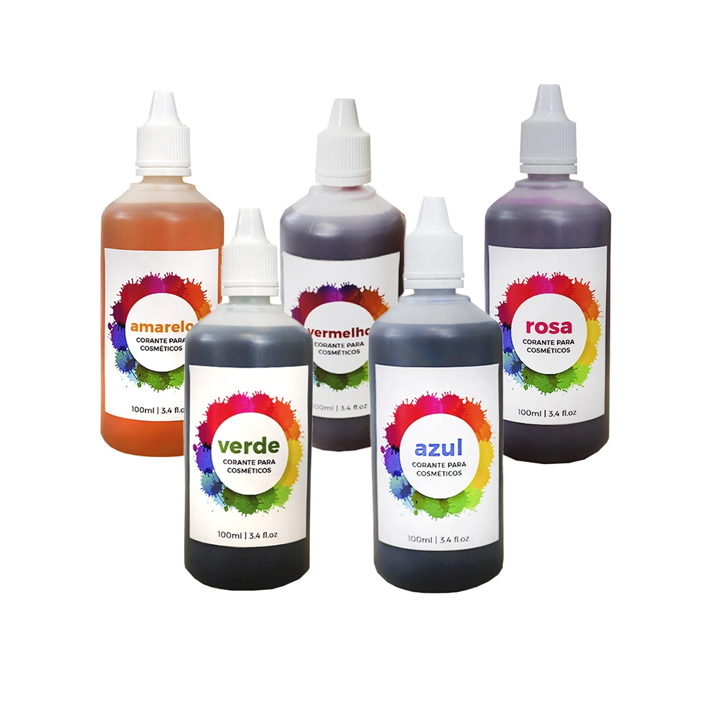 Kit Corante Cosmético 100ml - 5und