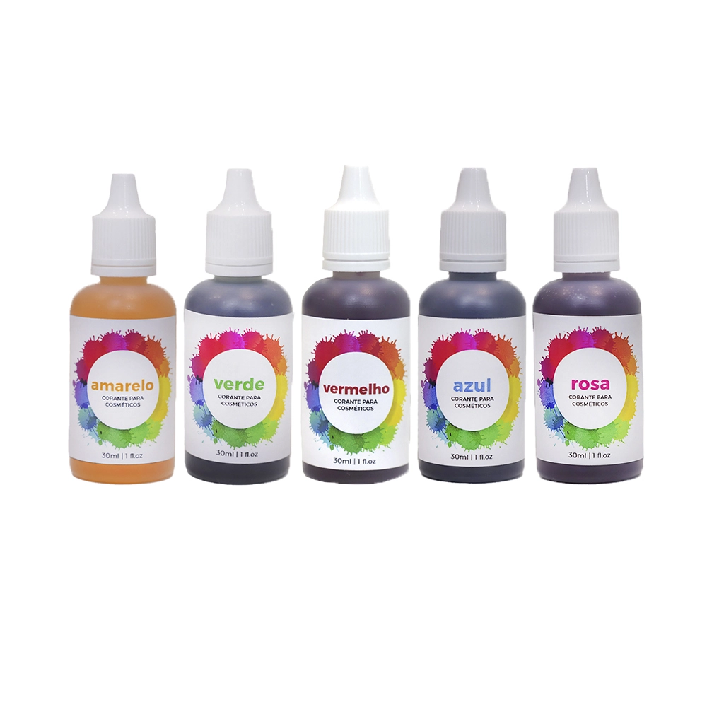 Kit Corante Cosmético 30ml - 5und