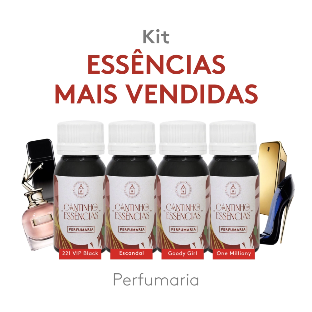 Kit Essências Mais Vendidas Perfumaria 30g