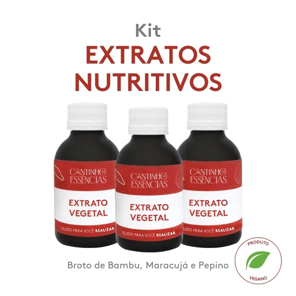 Kit Extratos Vegetais Nutritivos