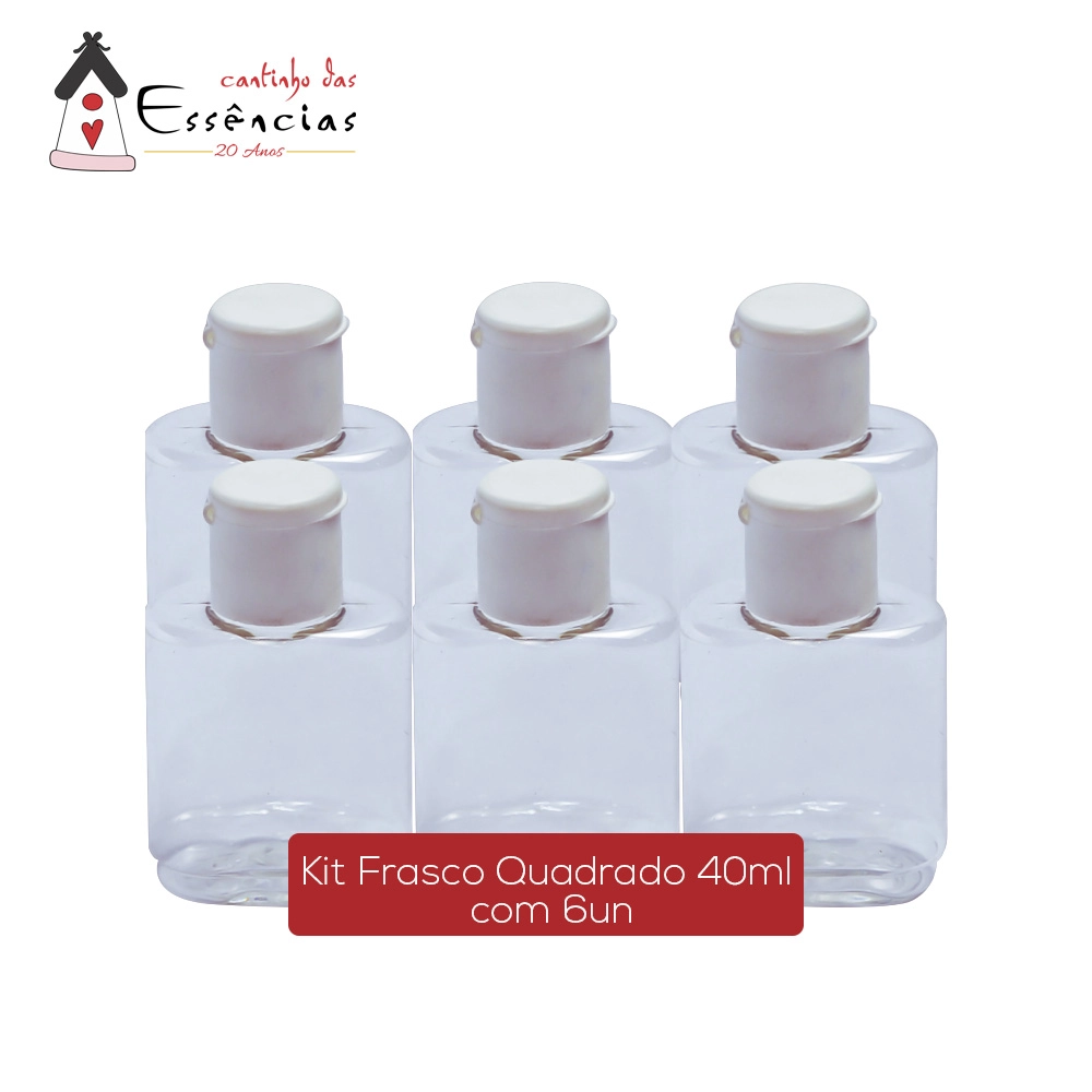 Kit Frasco Oceano 35ml C/ Tp Flip Top Branca 6und