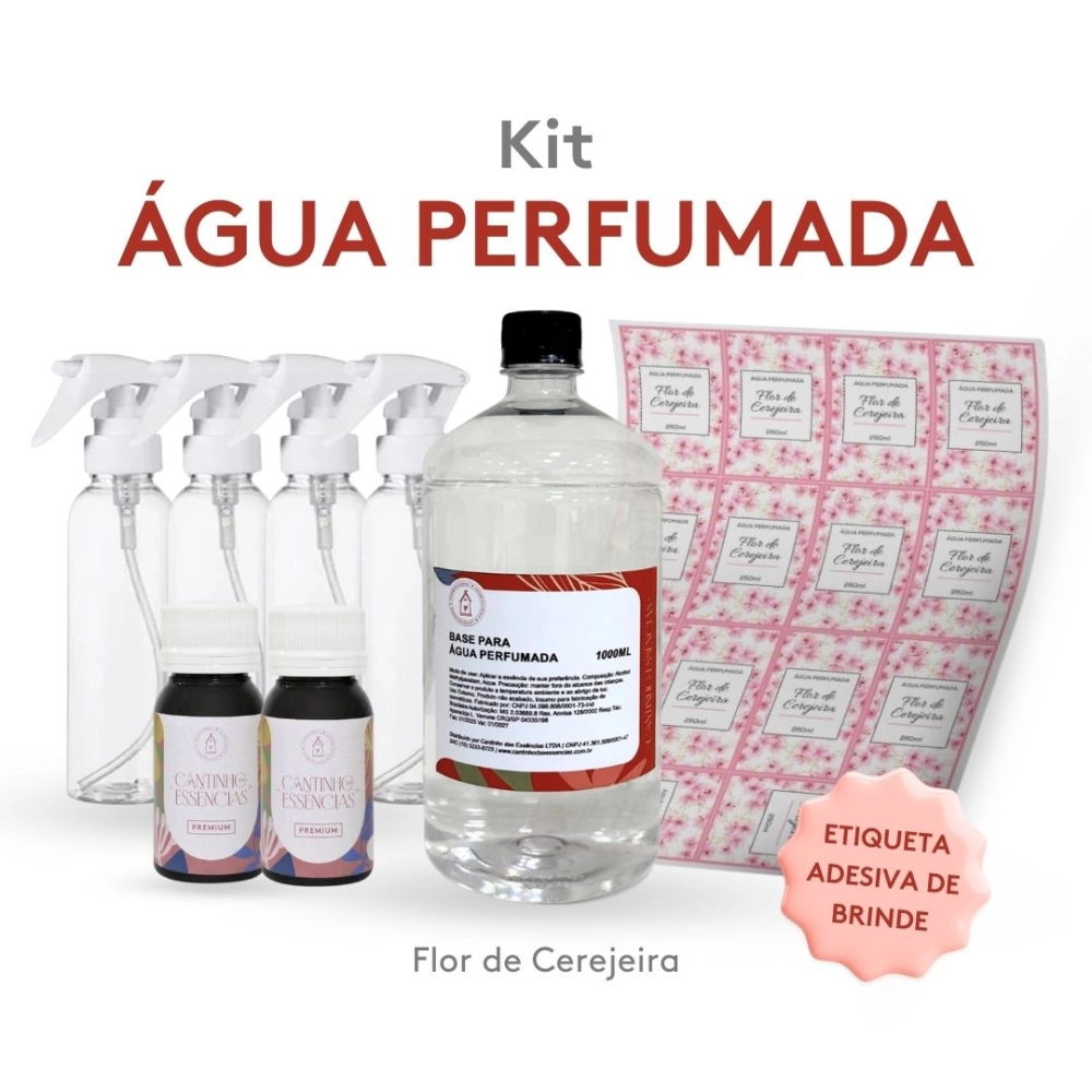 Kit Água para Lençois Flor de Cerejeira