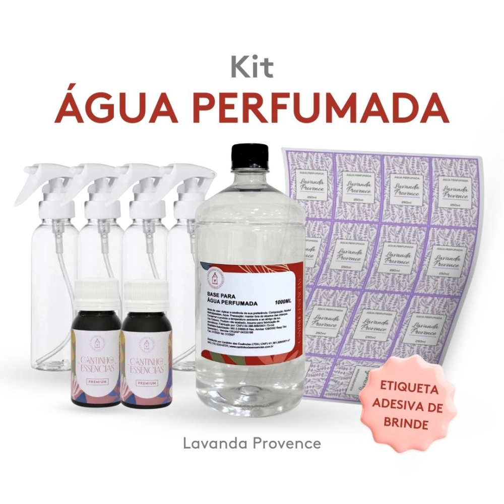 Kit Água para Lençois Lavanda Provence