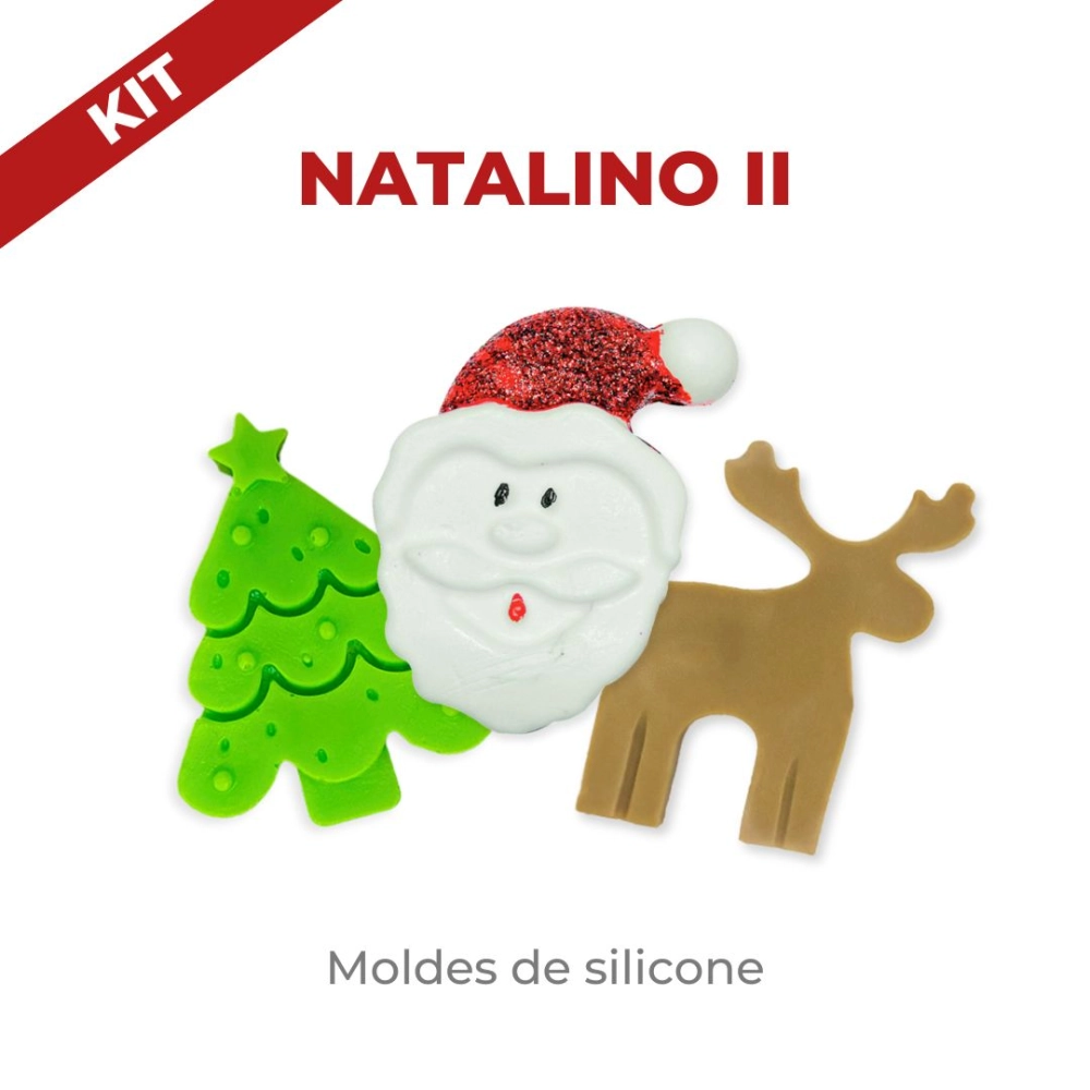 Kit Molde De Silicone Natalinas Ii