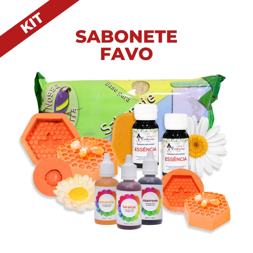 Kit Sabonete Favo De Mel