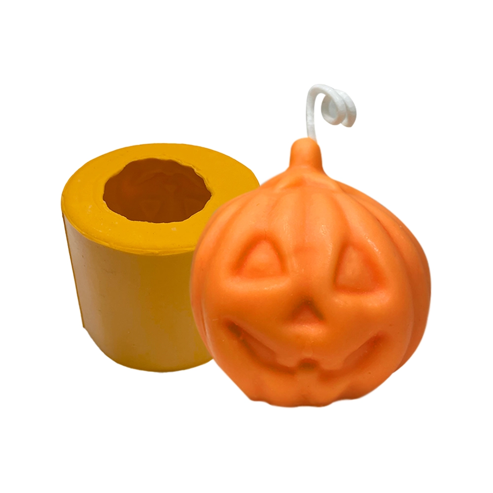 Molde De Silicone Abóbora Halloween 3d