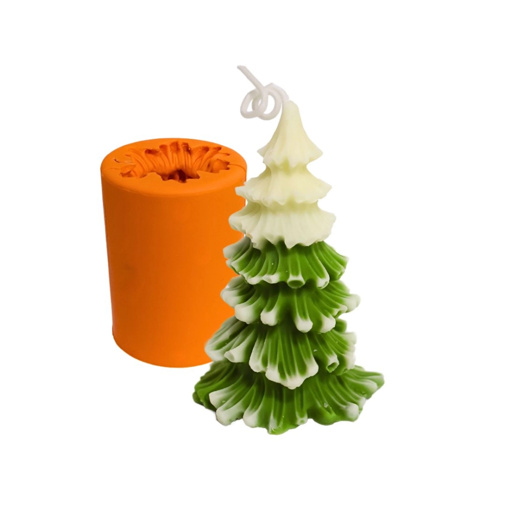 Molde De Silicone Arvore De Natal 3d