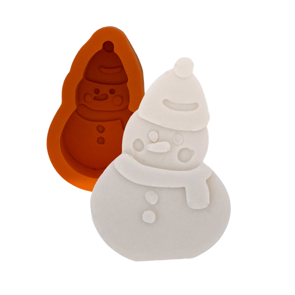 Molde De Silicone Boneco De Neve Fofo