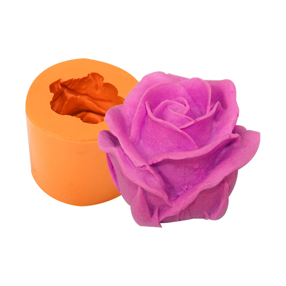 Molde De Silicone Botão De Rosa Clássica