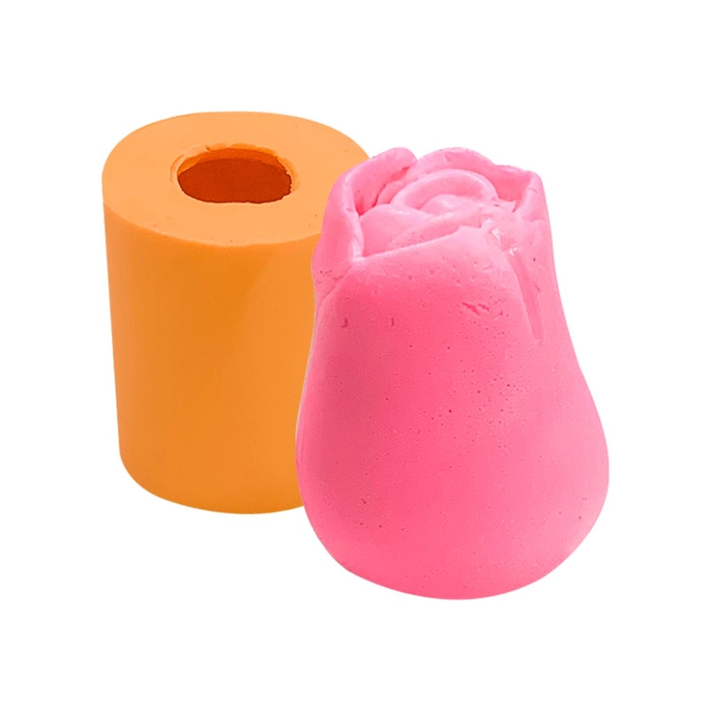 Molde De Silicone Botao De Rosa Mini
