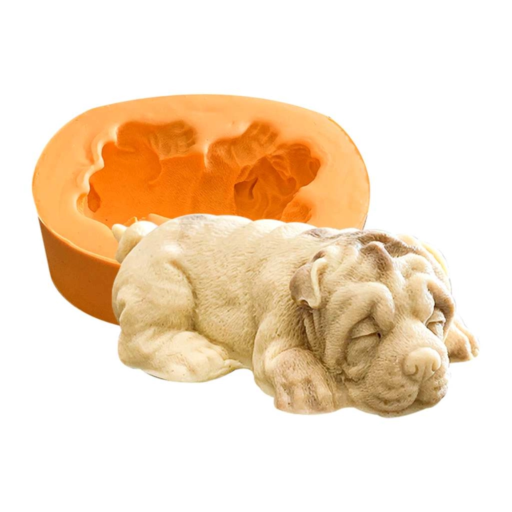 Molde De Silicone Cachorro Bulldog