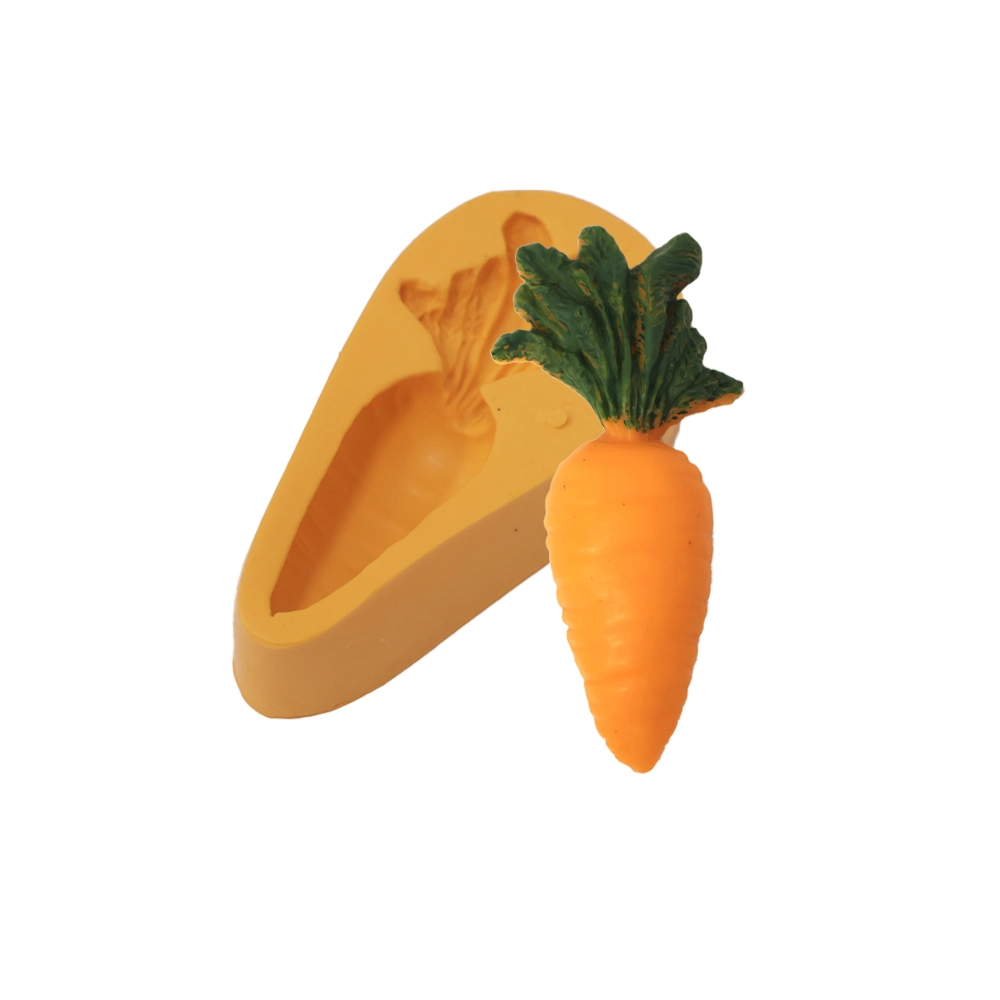 Molde De Silicone Cenoura
