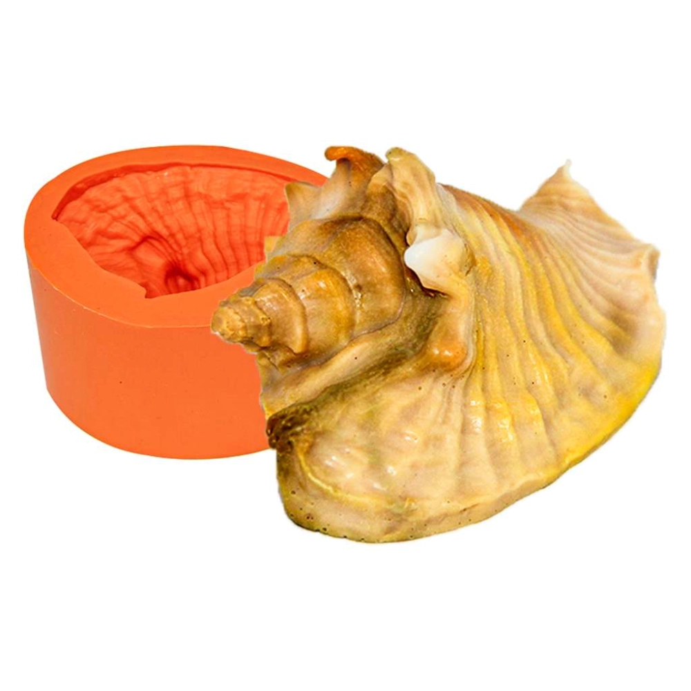 Molde De Silicone Concha Rainha