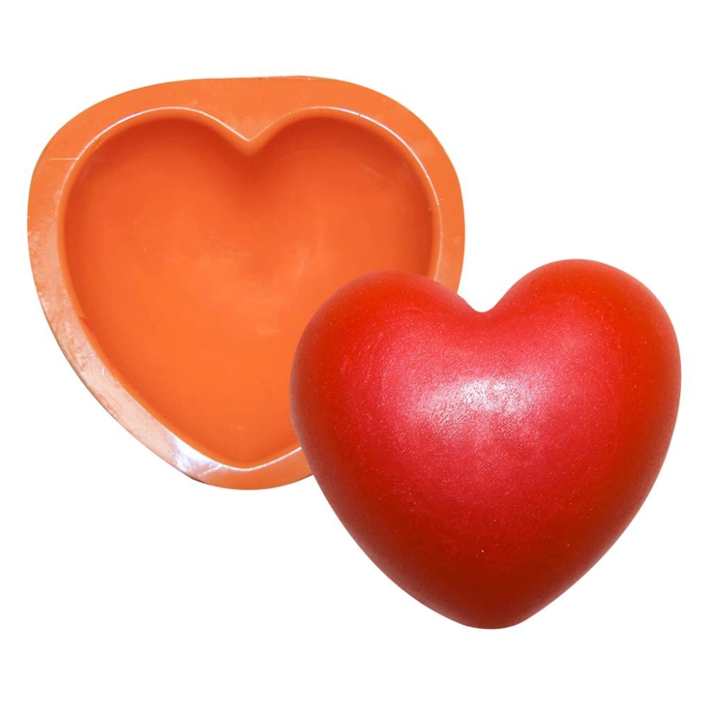 Molde de silicone Coração Fofo G