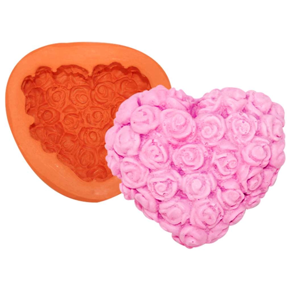 Molde De Silicone Coração Provence G
