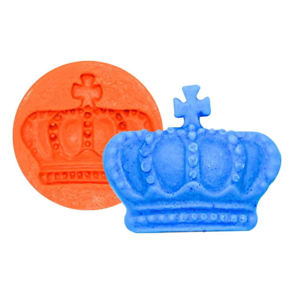Molde De Silicone Coroa Mini