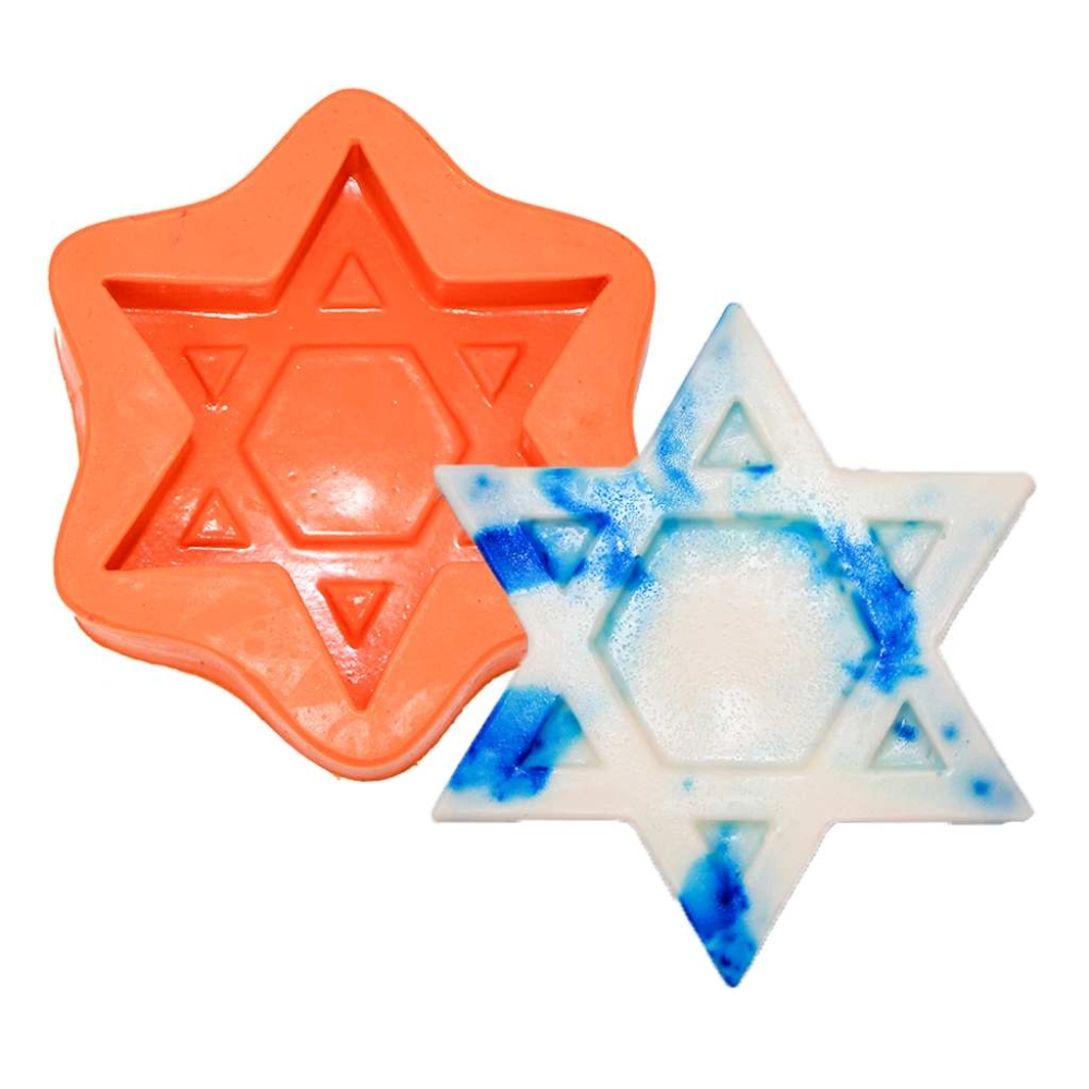 Molde De Silicone Estrela De Davi