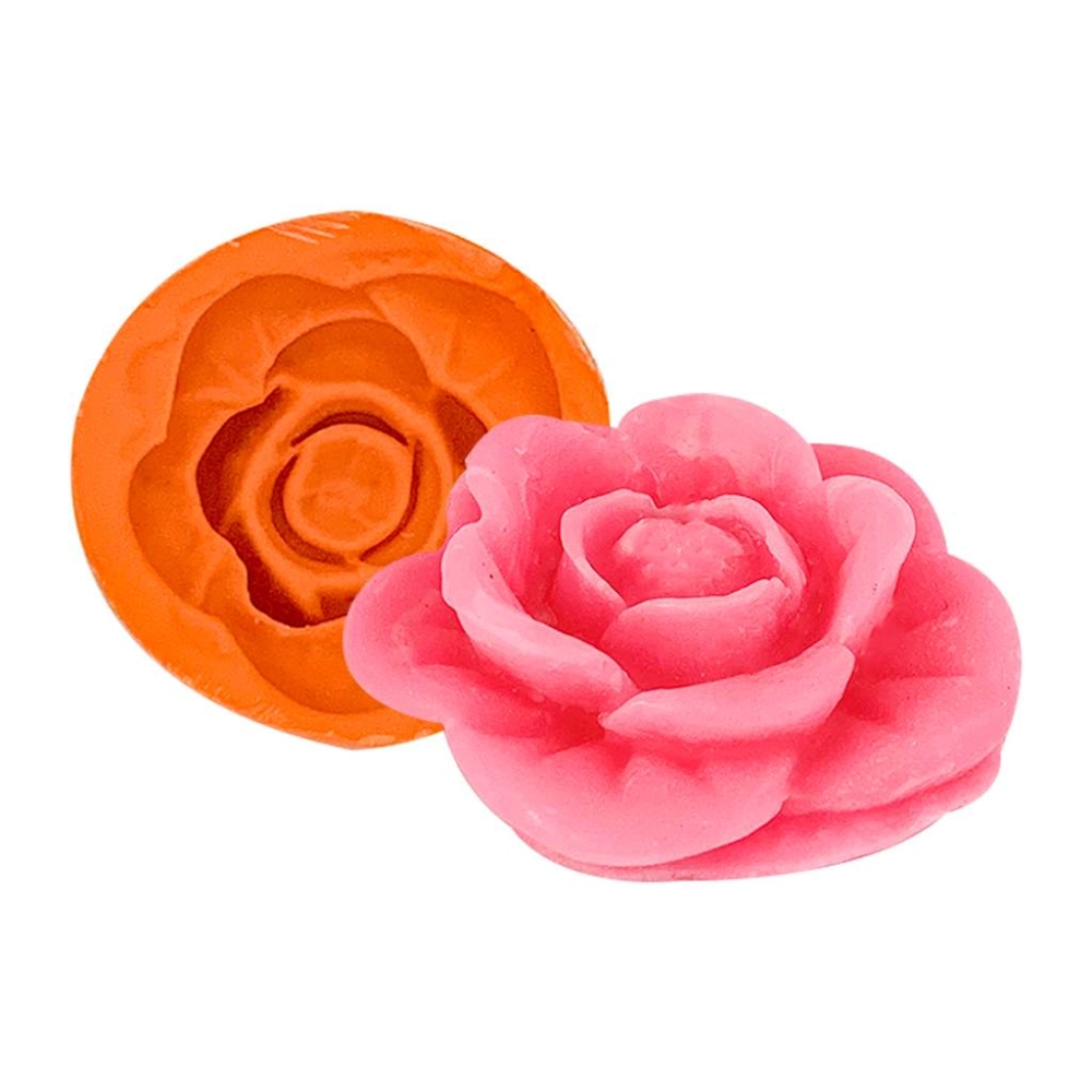 Molde De Silicone Flor Camélia