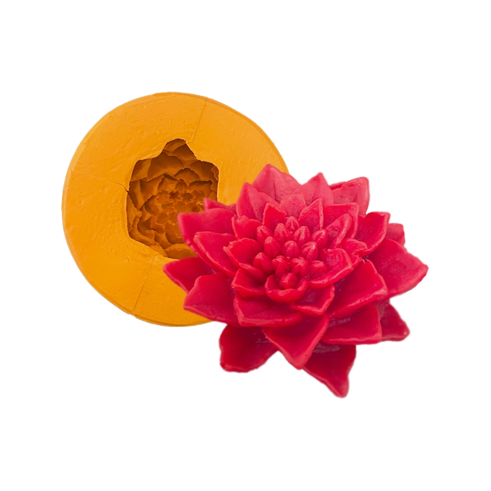 Molde De Silicone Flor De Natal G