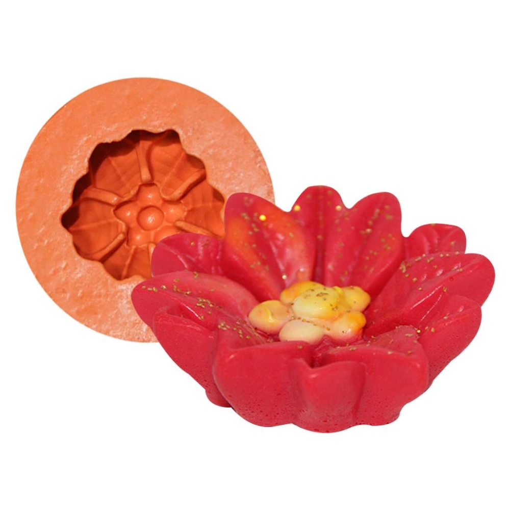 Molde De Silicone Flor De Natal M