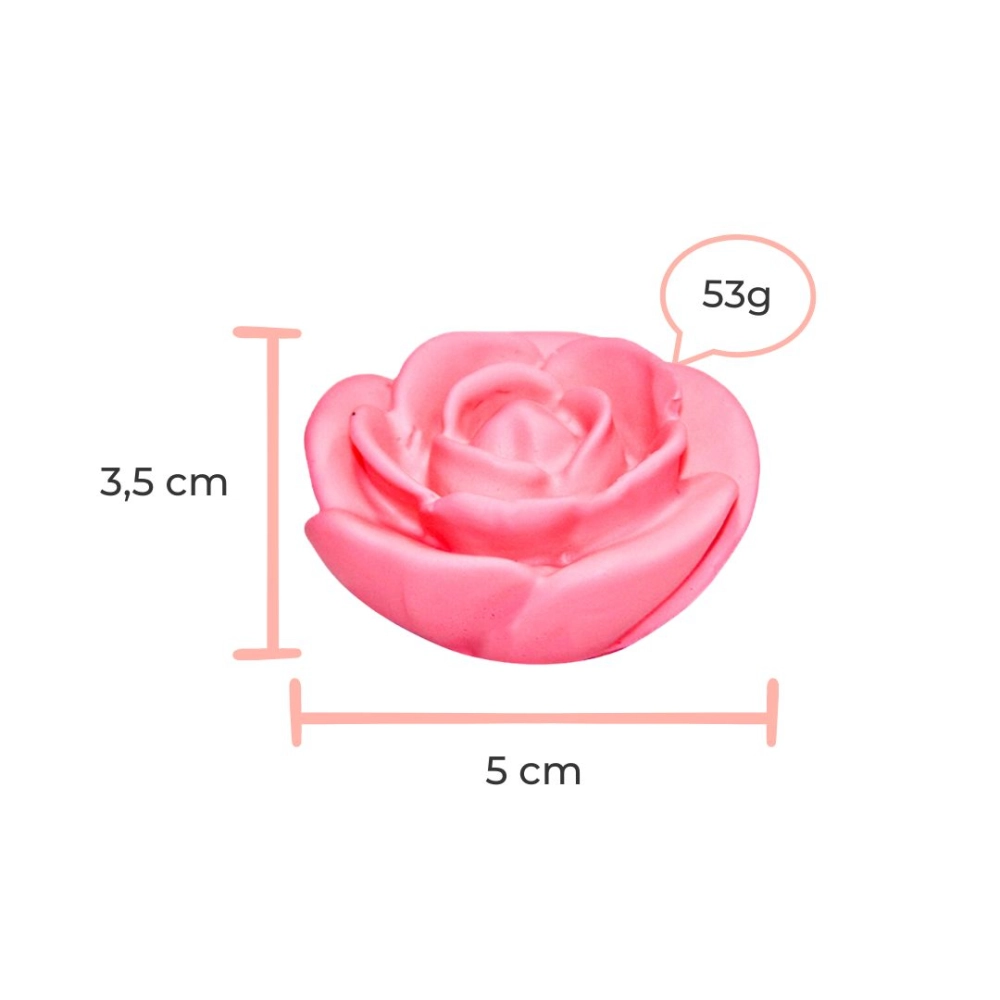 Molde de silicone Flor de Santa Rita