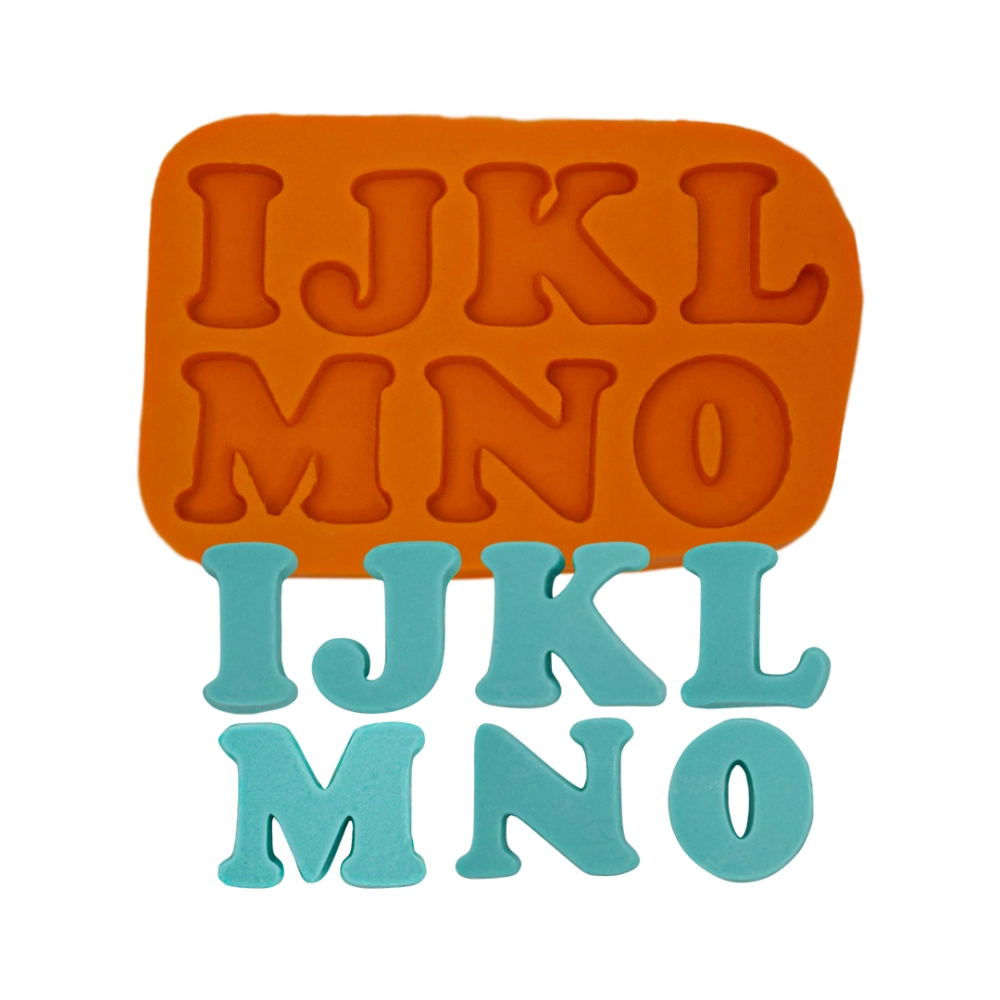 Molde De Silicone Letras Ijklmno