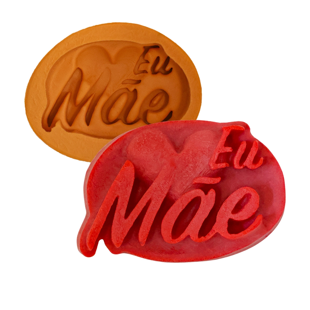 Molde De Silicone Mãe Em Relevo