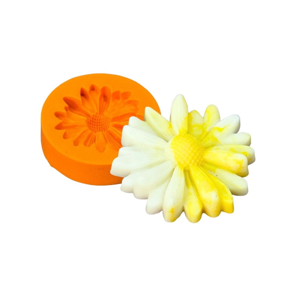 Molde de silicone Margarida Pétalas Mini