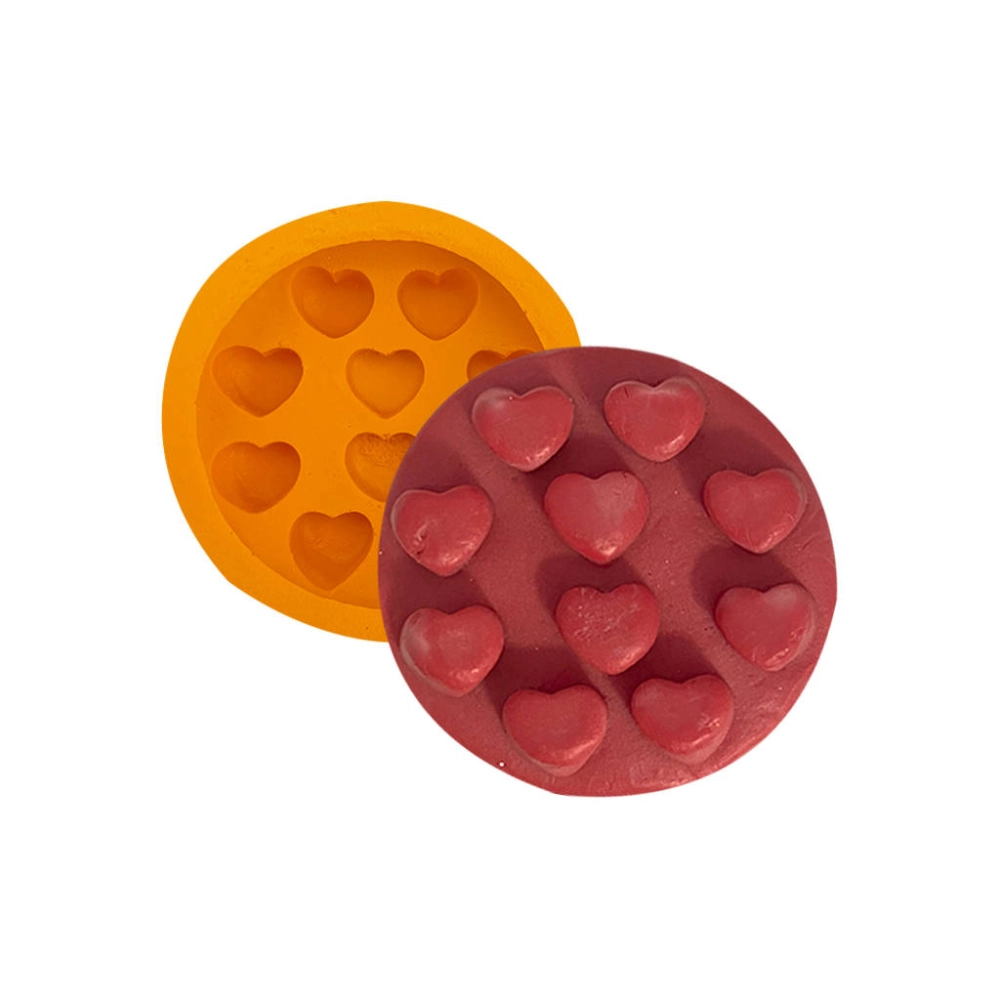 Molde De Silicone Massageador Coração