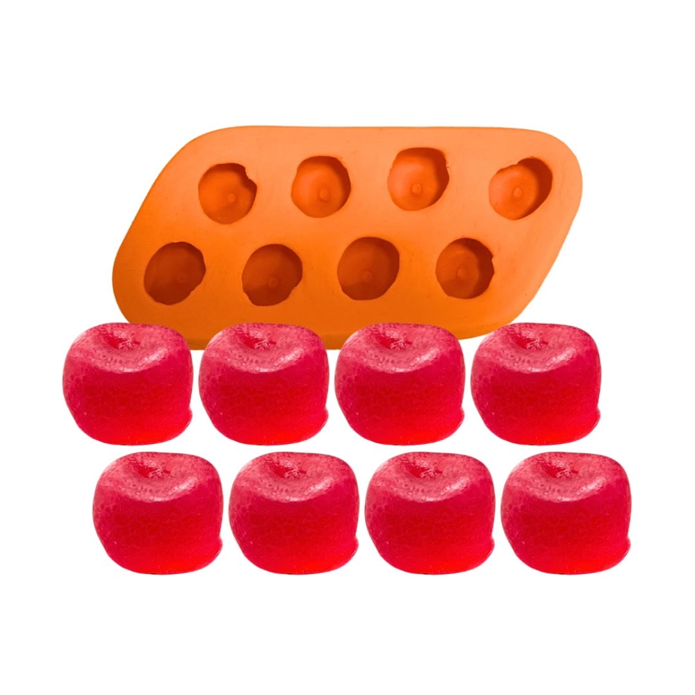 Molde De Silicone Mini Cerejas 8 Cavidades