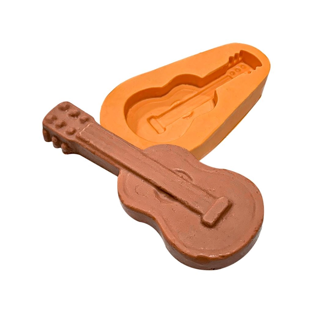 Molde De Silicone Mini Violão